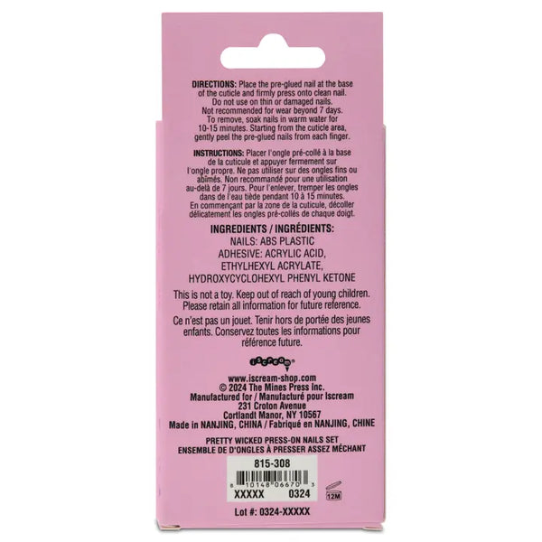 Pretty Wicked Press-On Nails Set