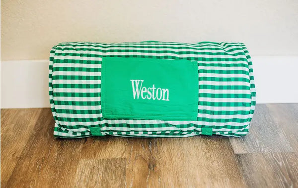 SugarBee Gingham Nap Mats