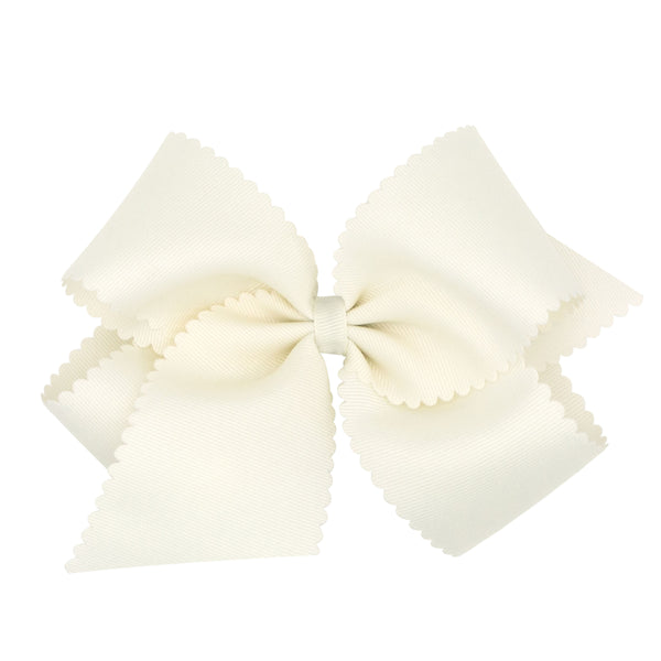 NEW!! Wee Ones Scalloped Bow