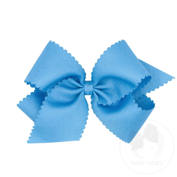 NEW!! Wee Ones Scalloped Bow