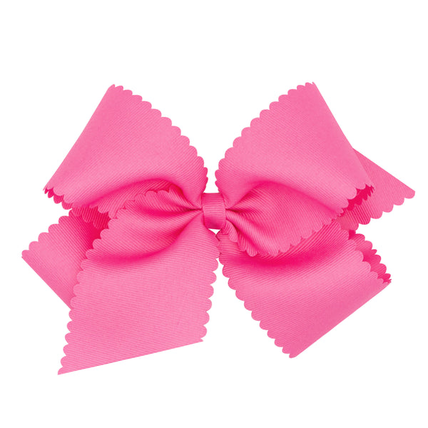 NEW!! Wee Ones Scalloped Bow