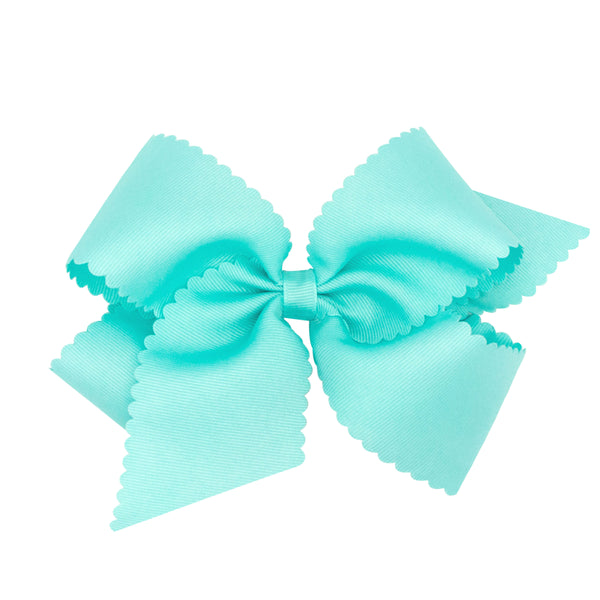 NEW!! Wee Ones Scalloped Bow
