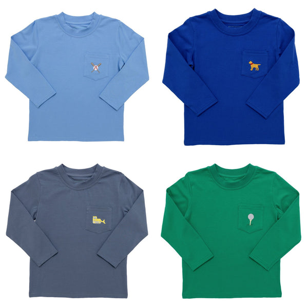 Itsy Bitsy Boys Pocket LS Tee