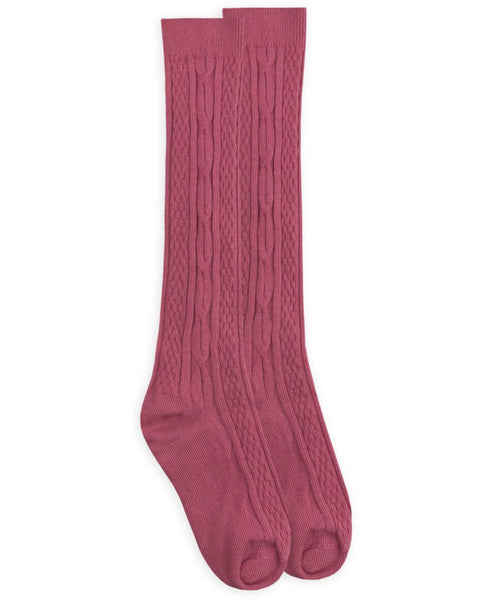 Cableknit Knee High Socks