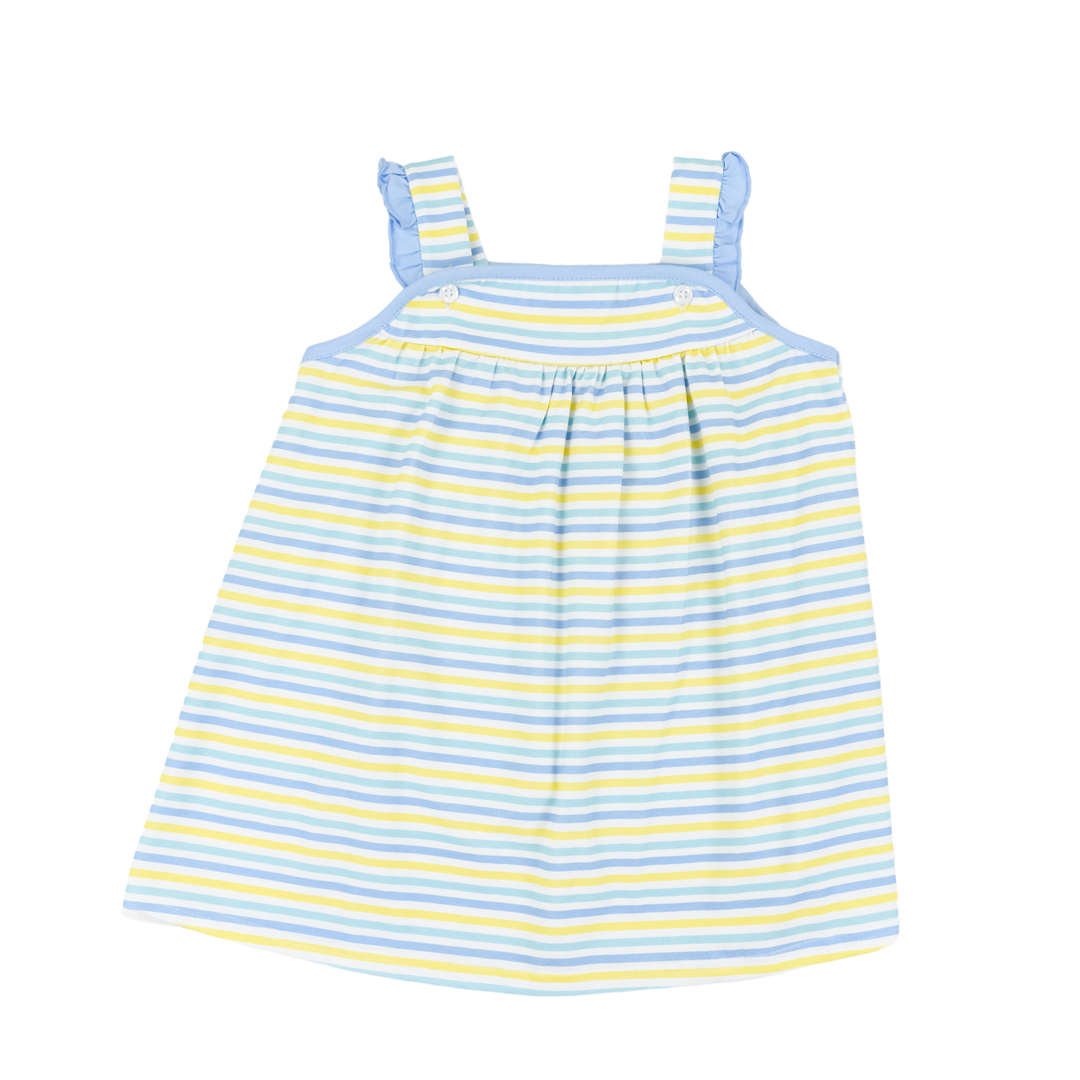 Multi stripe Girls Dress