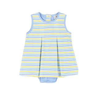 Multistripe Girls Skirted Bubble