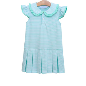 Camilla Dress- Mint Stripe