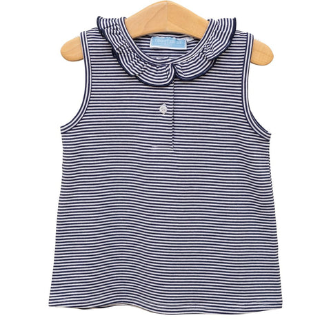 Nora Tank- Navy Stripe