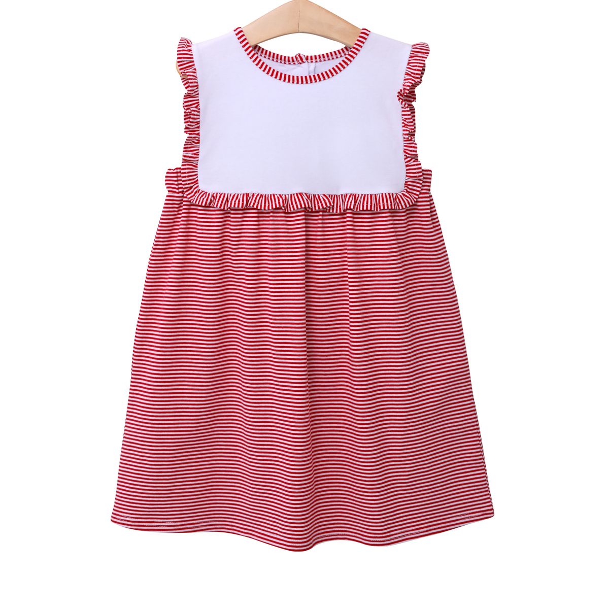 Alice Dress- Red Stripe