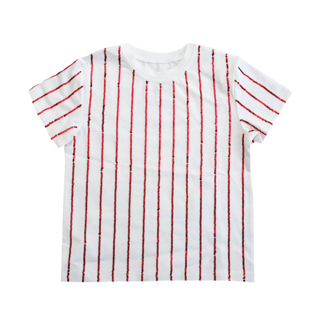 Sequin Striped Top