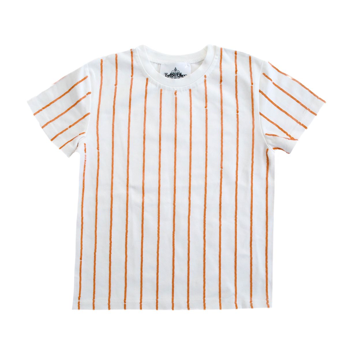 Sequin Striped Top