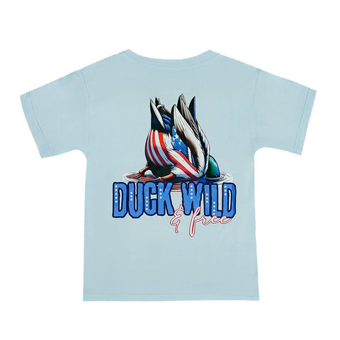 Duck Wild & Free Modal Pocket Tee