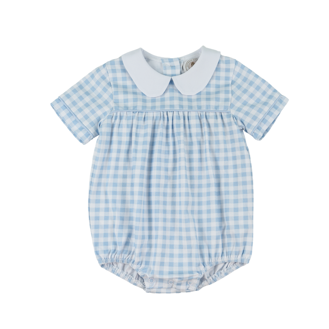Blue Gingham Classic Bubble