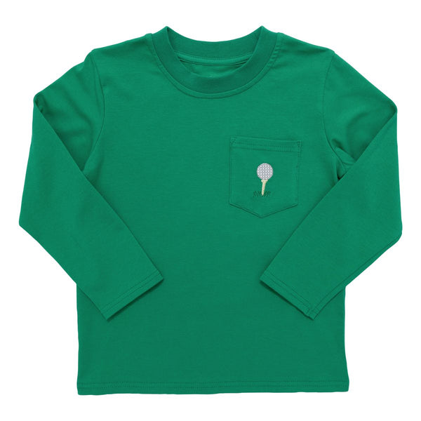 Itsy Bitsy Boys Pocket LS Tee
