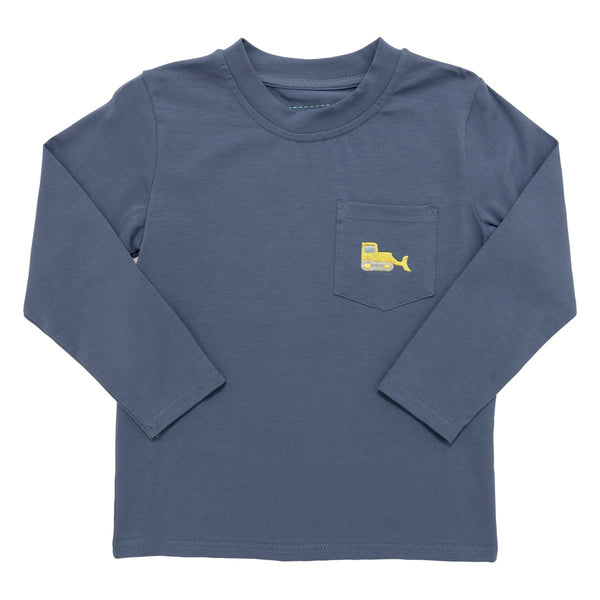 Itsy Bitsy Boys Pocket LS Tee
