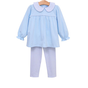 Light Blue Abigail Pant Set