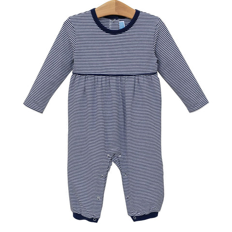 Navy Striped Bennett Romper