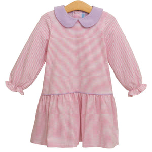 Light Pink Stripe Katherine Dress