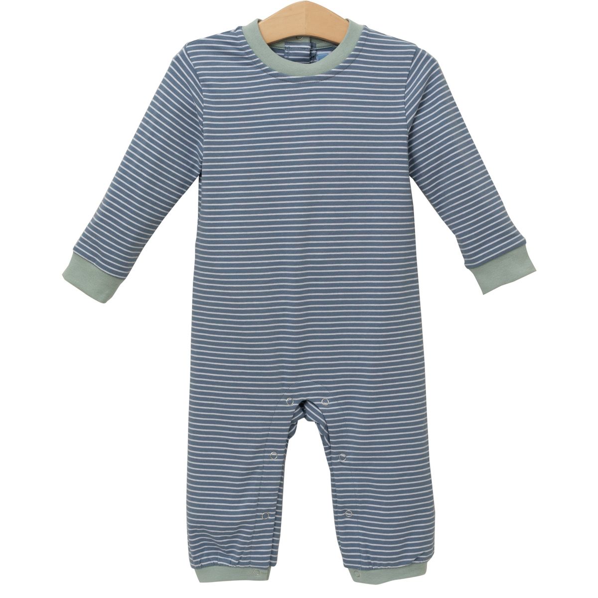Blue Stripe/Sage Miller Romper