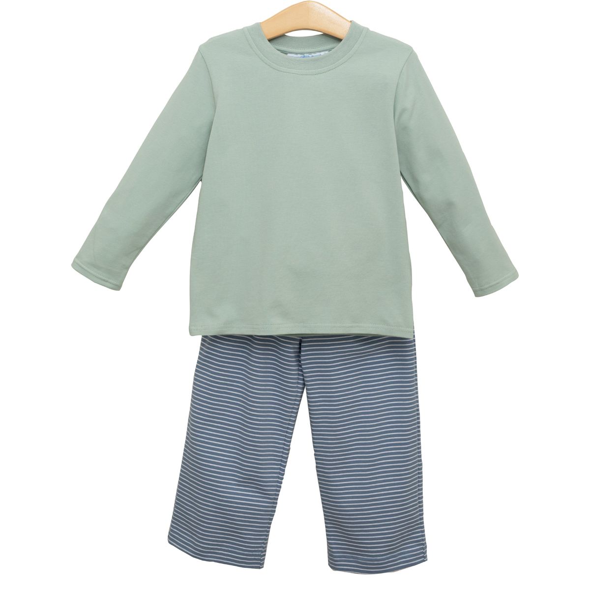 Blue Stripe/Sage Miller Pant Set