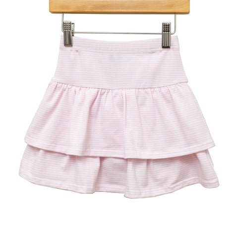 Light Pink Striped Rosemary Skort