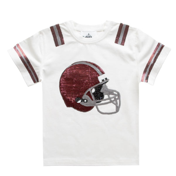 Sequin Helmet Game Day Shirt