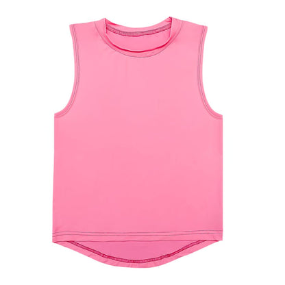 Athleisure High Low Tanks