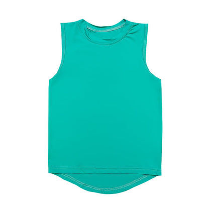 Athleisure High Low Tanks