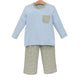 Green Stripe Preston Pant Set
