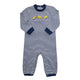 Navy Stripe Construction Romper