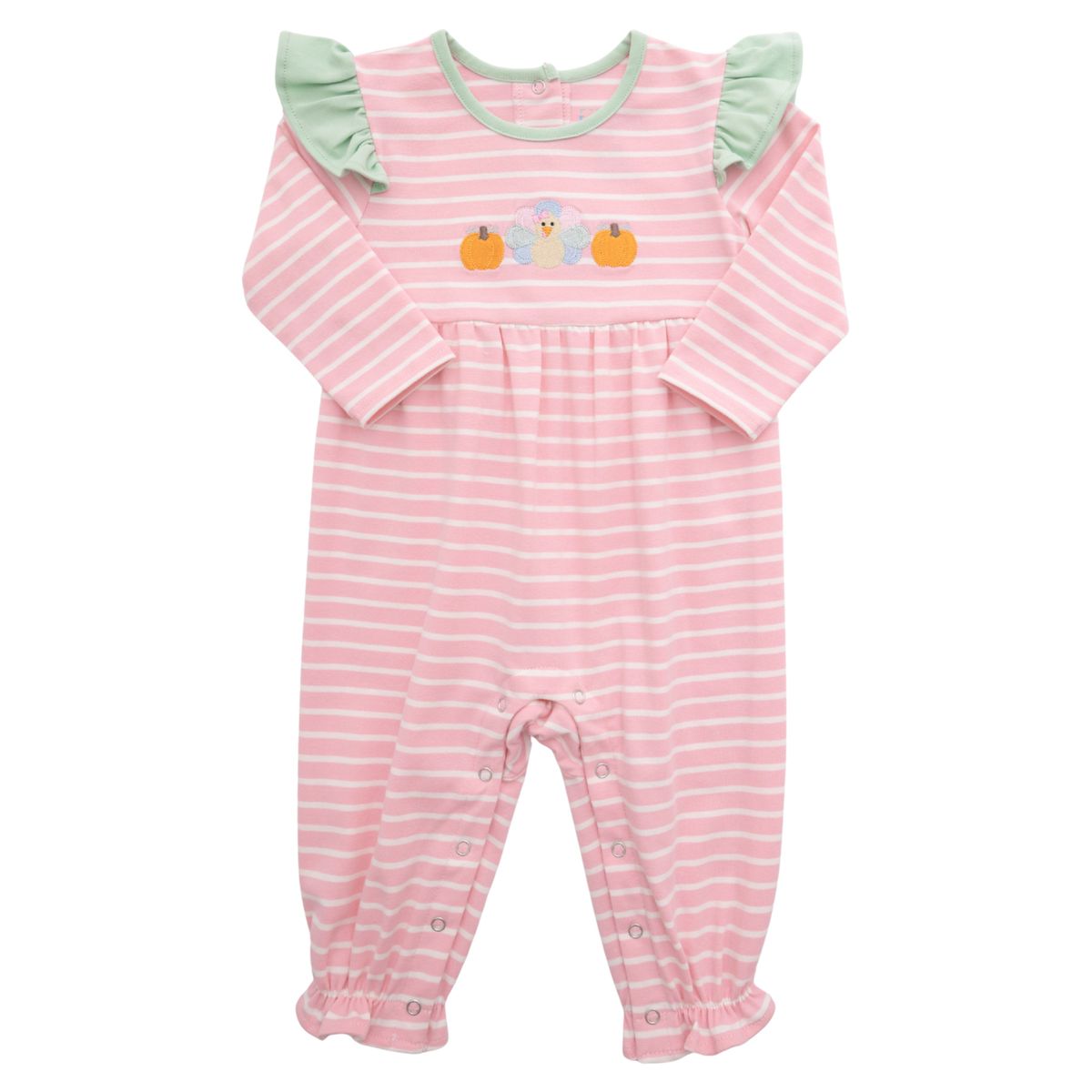Turkey Pumpkin Ruffle Romper