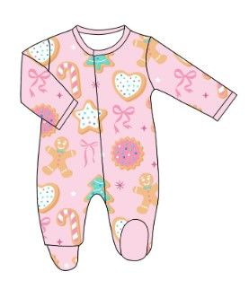 Christmas Cookie Bamboo Romper