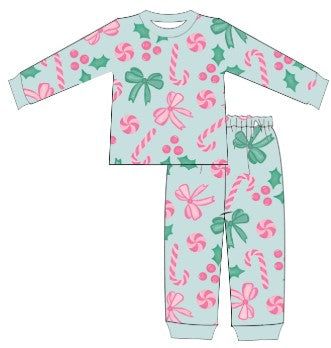 Candy Cane Cutie Bamboo Pajamas