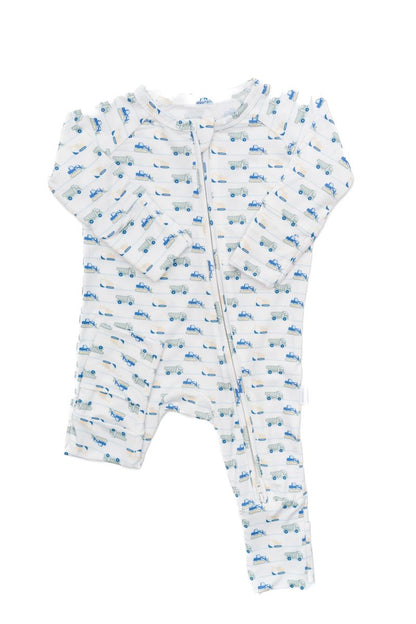Construction Zone Sleep Romper