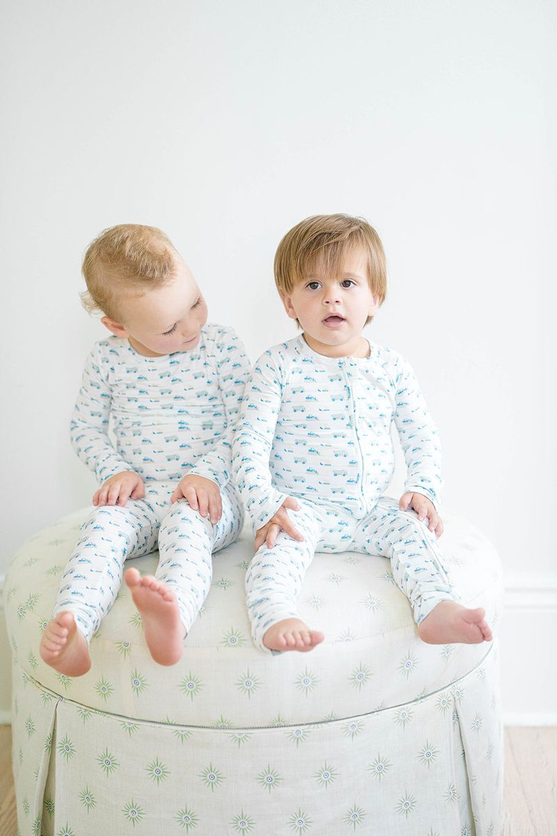 Construction Zone Sleep Romper