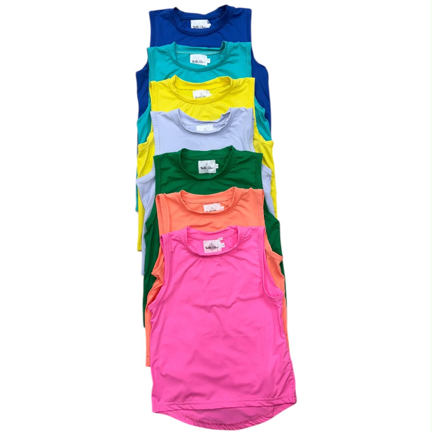 Athleisure High Low Tanks