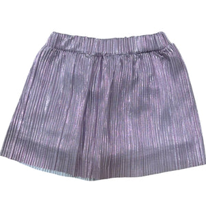 Lilac Shimmer Blakely Pleated Skort