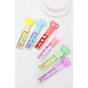 Love Heart Shape Theme Lip Gloss