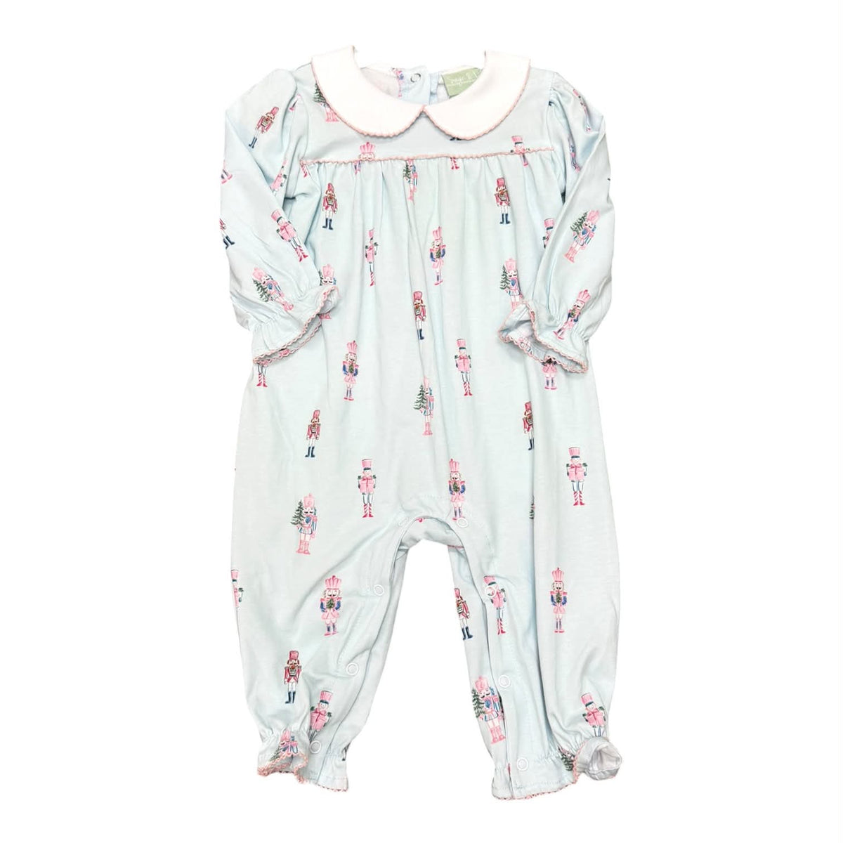 Pink Nutcracker Peter Pan Romper