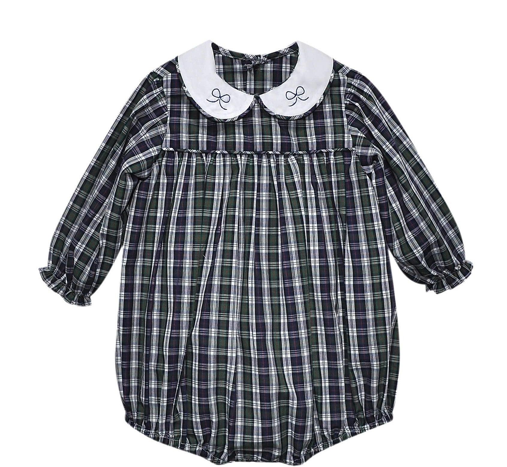 Sawyer Bow Plaid Bubble