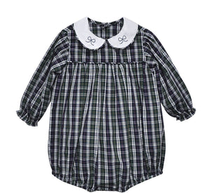Sawyer Bow Plaid Bubble
