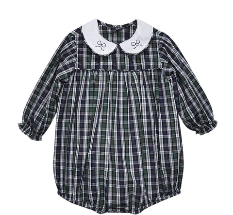 Sawyer Bow Plaid Bubble