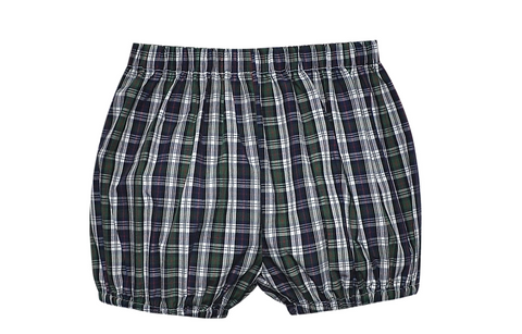 Cole Navy Plaid Bloomers