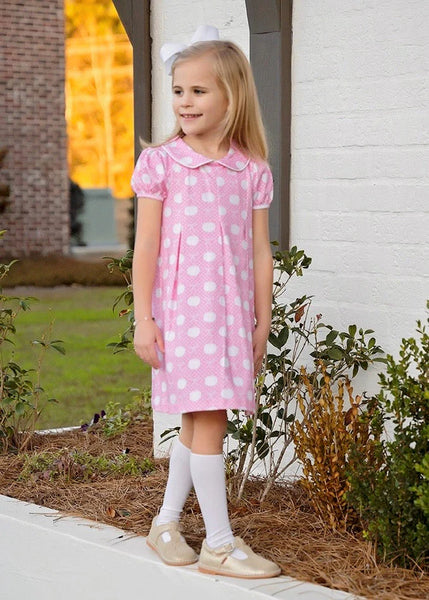 Pink Pumpkin Penny Pleat Dress