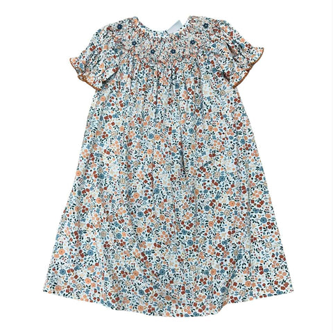 Autumn Blooms Smocked Dress