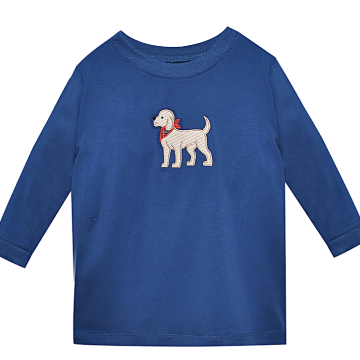 Dog Applique Shirt
