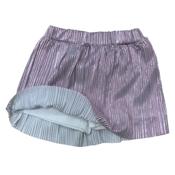 Lilac Shimmer Blakely Pleated Skort