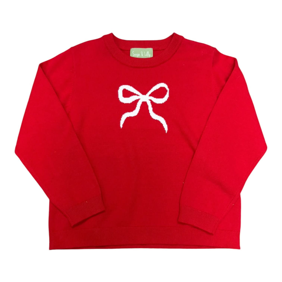 Red Bow Sweater
