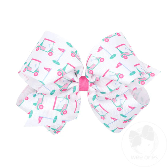 WeeOnes King Summer Print Bows