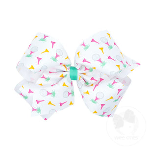 WeeOnes King Summer Print Bows